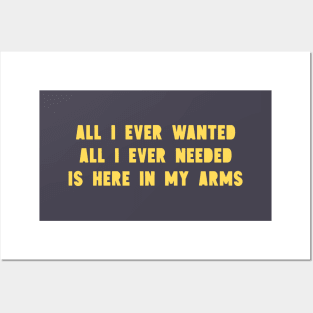 All I Ever Wanted, mustard Posters and Art